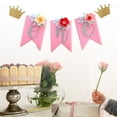 thumbnail image 2 of Baby Girls 1st Birthday Party Highchair Banner Summer Flower One High Chair Bunting Garland Baby Shower Decoration, 2 of 7