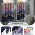 thumbnail image 4 of Pink Gold Marble Blackout Kitchen Window Tier Curtains and Valance Set, 36 Inch Window Curtains Set with Rod Pocket, Abstract Art Curtains Set for Small Windows, Living Room or Bathroom, 4 of 6