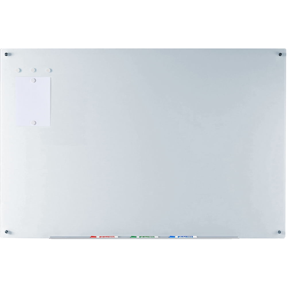 Glass DryErase Board Set 39 3/8" x 59" Includes Board, 5