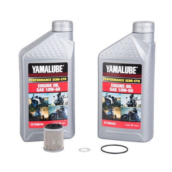 Oil Change Kit With Yamalube Performance Semi-Syn 10W-50 for Yamaha YZ250F 2001-2002