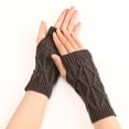 thumbnail image 4 of Dyfzdhu Knit Gloves Outdoor For Women Warm Glove Windproof Elastic Texting Black Women Warm Lined Warm Thermal Winter Gloves, 4 of 5