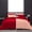 Peach/Red, variant on DNG Creations 1 Piece Solid Reversible Diamond Pattern Comforter 550 GSM All Season 800 TC, 100% Egyptian Cotton - Oversized Queen - Size ( Peach/Red Colour )