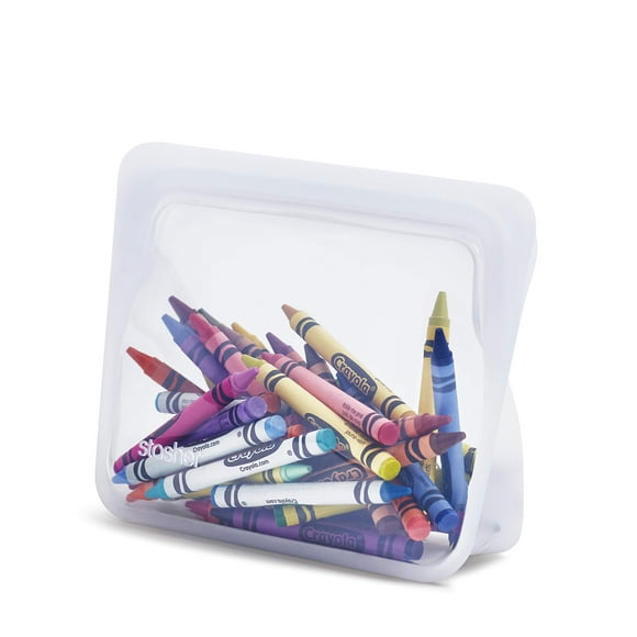 Bolsa de almacenamiento reutilizable apta para alimentos Stasher Platinum Silicone