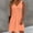 Dress-18Orange, variant on Xdegoge Sundresses for Women Loose Fit Sleeveless V-Neck Shift Dress Solid Color Flowy Summer Dresses Casual Beach Vacation Outfits