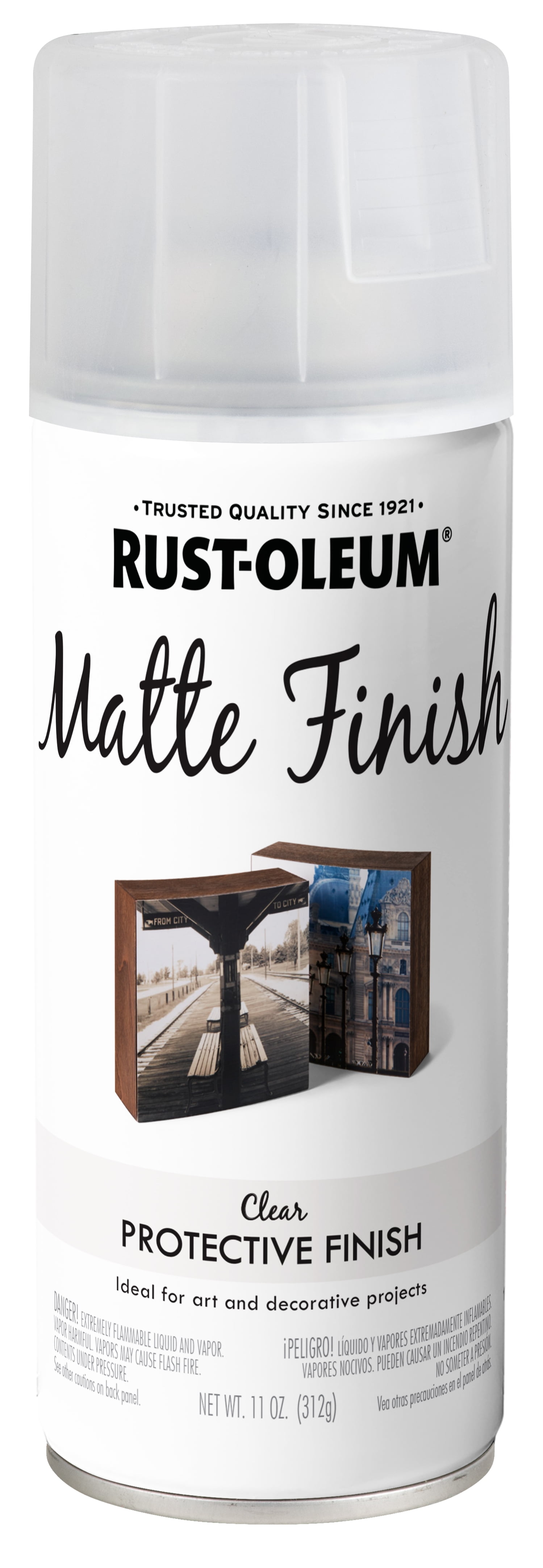 Rust-Oleum Specialty 11 oz. Clear Matte Spray Paint 342561 - The Home Depot