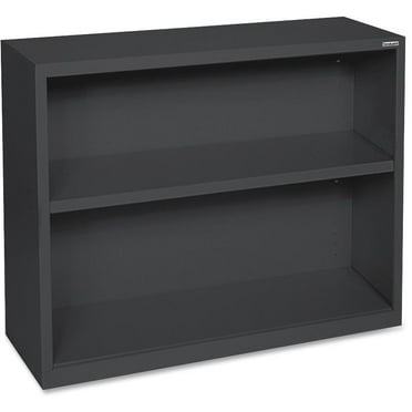 Metal Bookcase Two Shelf 34 1 2w X 12, Hon Brigade 5 Shelf Steel Bookcase