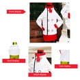 thumbnail image 3 of Naiovety Envoltura de manga de botella de Navidad Mini sombrero de Chef decorativo regalos de fiesta vestido de vino tinto de restaurante Kits de decoración para fiestas Estilo de encaje, 3 of 6
