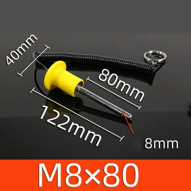 pitrice Magnetic Weight Stack Pin Selector replacement weight stack pin Key Exercise Parts Accessories 8x80mm