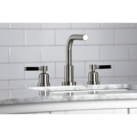 Kingston Brass Kaiser 8 in. Widespread Bathroom Faucet Brushed Nickel Brushed