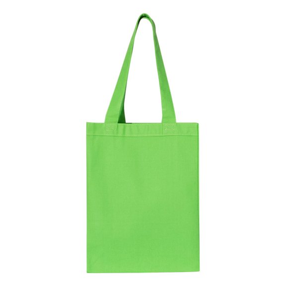 Q-Tees 12L Gussetted Shopping Bag Size One Size Color Greens