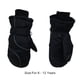 thumbnail image 3 of sweethay 1 par de mitones para niños, guantes Unisex impermeables de invierno, equipo deportivo para niños, regalos fáciles de combinar, actividades al Suministros térmicos negro 1 sweethay HA059223-05B, 3 of 5