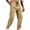 Khaki, variant on SwiftWear Black Workout Pants for Men Drawstring Elastic Waist Sweatpants Pockets Casual Pants Trousers S