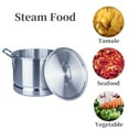 thumbnail image 6 of ARC USA Aluminum Tamale Steamer Pot Stock Pot with Steamer Rack & Steamer Tube Silver 32 Quart, 6 of 6