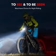 thumbnail image 5 of BN-LINK Bike Lights Front and Rear Set, USB Rechargeable 8+12 Modes Bicycle Lights, Waterproof Bike Lights Night Riding/Cycling, 5 of 7