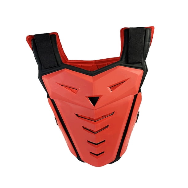 Chaleco protector de pecho para motocicleta, para hombre, ideal para esquiar en moto. Rojo