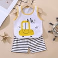 thumbnail image 2 of UAYOTSE Kids & Toddler Boys Pajamas 2 Piece Pjs Set Cotton Sleepwear short Sleeve Spring Summer Outfits Set for 0 6 12 18 24 M,Sizes 3-4 Years, 2 of 4