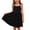 Black, variant on BCSIOAOI Toddler Dress Girls,Tie Shoulder Sleeveless A-Line Casual Dress with Pockets Black 2-3t