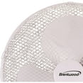 thumbnail image 6 of Brentwood Kool Zone 3 Speed 16" Oscillating Stand Fan, White, 6 of 7