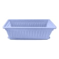 thumbnail image 1 of SXcggal Window Sill Flower Flower Pot Outdoor Indoor Stand With Holes And Tray Vegetable Suitable For Garden Practical Basic Flower Pots For Garden, 1 of 5