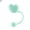 青緑, variant on Dustproof Cute Heart-Shaped Straw Head Reusable Dustproof Straw Valentine's Tool Gifts Day J7D5 9-10mm Party Straw Sealing P8E6