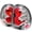 Chrome Housing, variant on AKKON - For 96-00 Dodge Caravan| Chrysler Town & Country Black Bezel Tail Lights Brake Lamps Pair