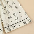 thumbnail image 5 of Bainana Girls 2 Pieces Sleep Outfit Set Cartoon Print Short Sleeve Button Down Shirts And Shorts Set Soft Leisure Toddler Girls Holiday School Daily Loungewear Size 4-5 Years White, 5 of 8