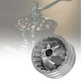 thumbnail image 4 of Motorsonline2020, molinillo de café Manual de acero inoxidable, piezas de máquina de espresso 6 ejes Macarena Rebaba redonda, 4 of 8