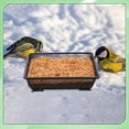 thumbnail image 3 of Nuogo 4 Pcs Platform Bird Feeder 7 Inches Ground Bird Feeder Tray for Outside Metal Squirrel Feeders Rust Resistant Mesh Seed Tra, 3 of 7
