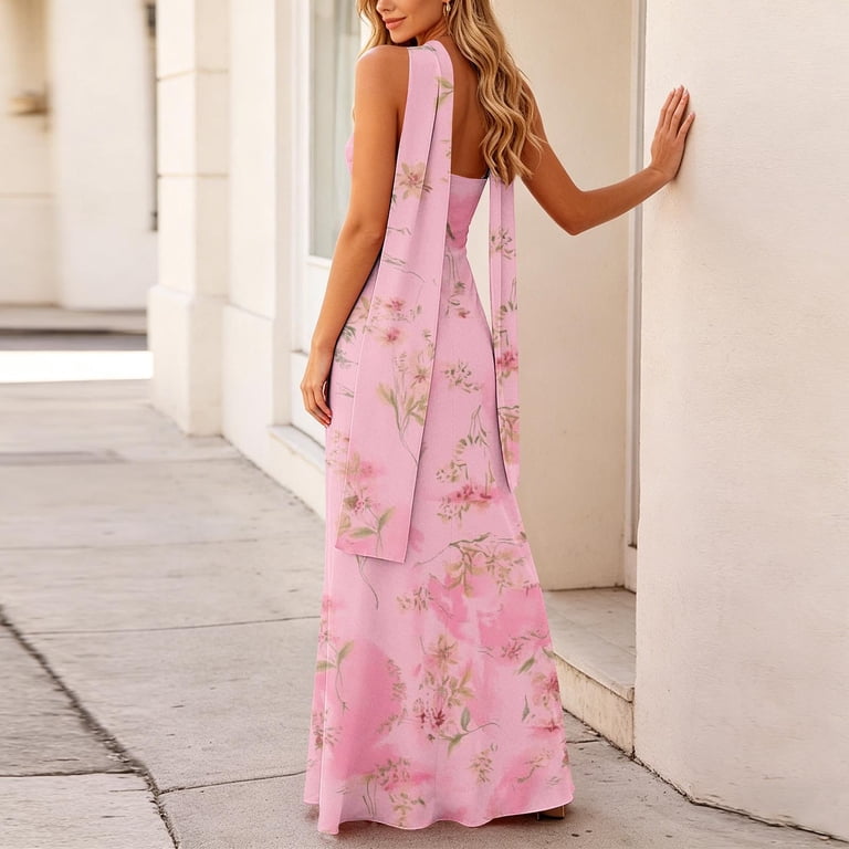 floral maxi dress bodycon Blue Floral Maxi Dress
