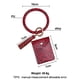 thumbnail image 2 of 1 Uds. Pulsera de coche, llavero, adorno colgante, borla, estampado de leopardo, cuero, 2 of 5