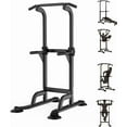 thumbnail image 2 of Yesurprise Power Tower - Pull Up & Dip Station for Home Gym Heavy Duty 330Lbs Free Standing Workout Equipment With Adjustable Height 65"-82.7" Multi-Grip Bars for Chin-Ups Push-Ups Leg Raises, 2 of 7