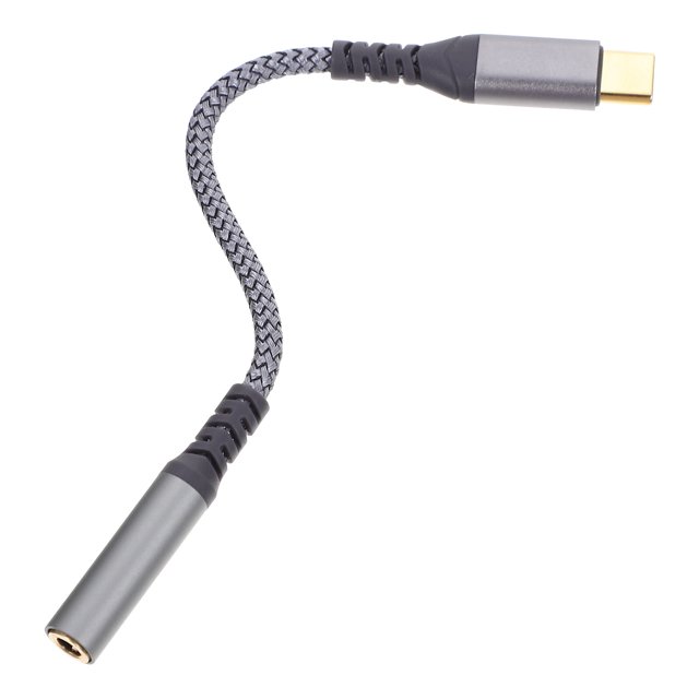 Cable adaptador para auriculares USB-C, convertidor de audio para auriculares USB tipo C a 3,5 mm