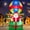 Santa in Hot Air Balloon, variant on Yexmas 9FT Inflatable Christmas Santa Claus in Hot Air Balloon , Prelit Christmas Decoration with LED Lights for Holiday/Party/Xmas/Yard/Garden