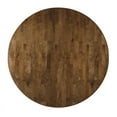 thumbnail image 2 of Maklaine Contemporary Hazelnut Round Pedestal Table in Hazelnut Brown Color Wood, 2 of 6