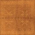 thumbnail image 1 of Ahgly Company Indoor Square Oriental Orange Industrial Area Rugs, 8' Square, 1 of 4