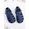 thumbnail image 4 of hirigin Kids Girls Boys Casual Sandals, Solid Color Hollow-Out Soft Sole Non-Slip Flat Shoes, 4 of 7