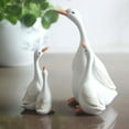 thumbnail image 3 of 10/15/22cm Simulation Resin Goose Figurines, 2PC Resin Crafted Large Duck Statue Sculpture, Funny Cute Desktop Decoration for Home Office, Cute Animal Garden Courtyard Decorative Ornament, 3 of 5