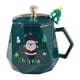 thumbnail image 1 of Taza de café navideña, taza de cerámica para café, leche, taza para beber, vajilla ligera verde, 1 of 9