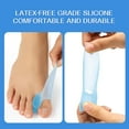 thumbnail image 3 of Promifun 10 Packs Bunion Cushion Protector Pads Toe Separator Gel Shield Foot Pain Relief Calluses Corns,Blue, 3 of 6
