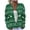 Green, variant on Atogsazn Women's Christmas Print Knitted Sweater Casual Button Long Sleeve Cardigan Outerwear Fall Winter Tops Watermelon Red XXL Fashion