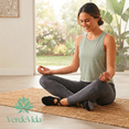 thumbnail image 4 of VerdeVida Grip Pilates Socks for Women, 2 Pairs Black — Non-Slip Yoga Socks with Cross Straps, Combed Cotton, Open-Top Design for Barre, Ballet, Dance & Barefoot Workout, Sizes 5-9, 4 of 7