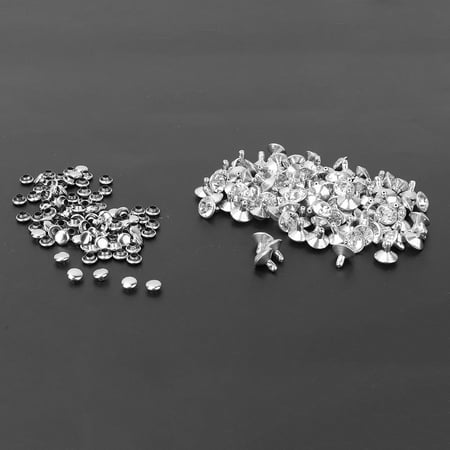 

8/9mm Gold/Silver Crystal Spots Studs Rivets Stud For Boxes Decoration Bags Decoration Clothes Decoration Shoes Decoration