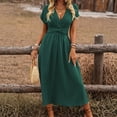 thumbnail image 2 of Women's Casual Dresses Cienvnstg Flowy Summer Dress for Everyday Wear Classic Beach Dress, 2 of 4