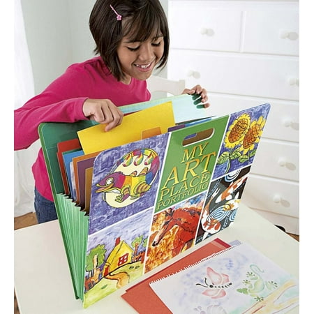 My Art Place Expandable Color-Tabbed Art Storage Portfolio
