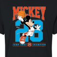 thumbnail image 3 of Disney - Mickey Jump Shot - Juniors Cropped Cotton Blend T-Shirt, 3 of 5