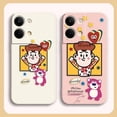 thumbnail image 2 of Case For OPPO RENO 8 7 9 6 7SE 5 4 4SE 4 3 4G 5G PRO PLUS Colour Simple Liquid Silicone Case Cartoon Funny Toy Story Mania, 2 of 5