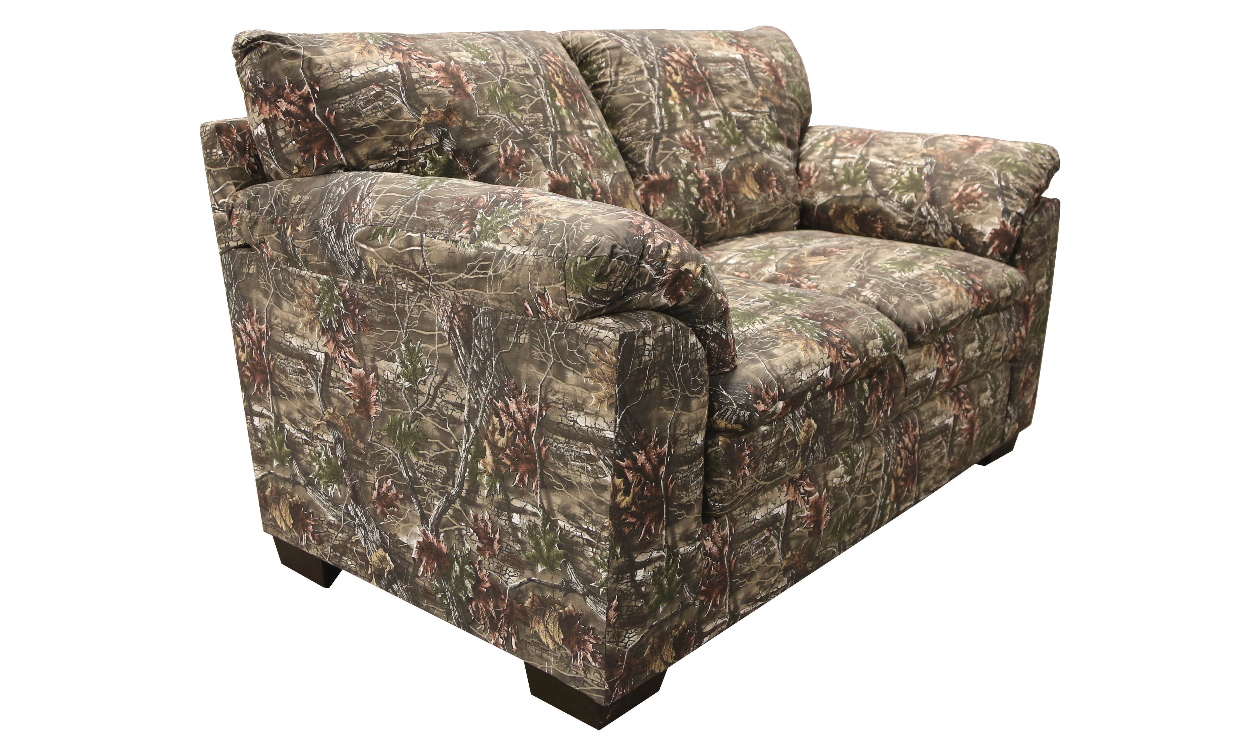 American Furniture Classics Model 8-020-A452V3 Loveseat in Superflauge Camo Fabric