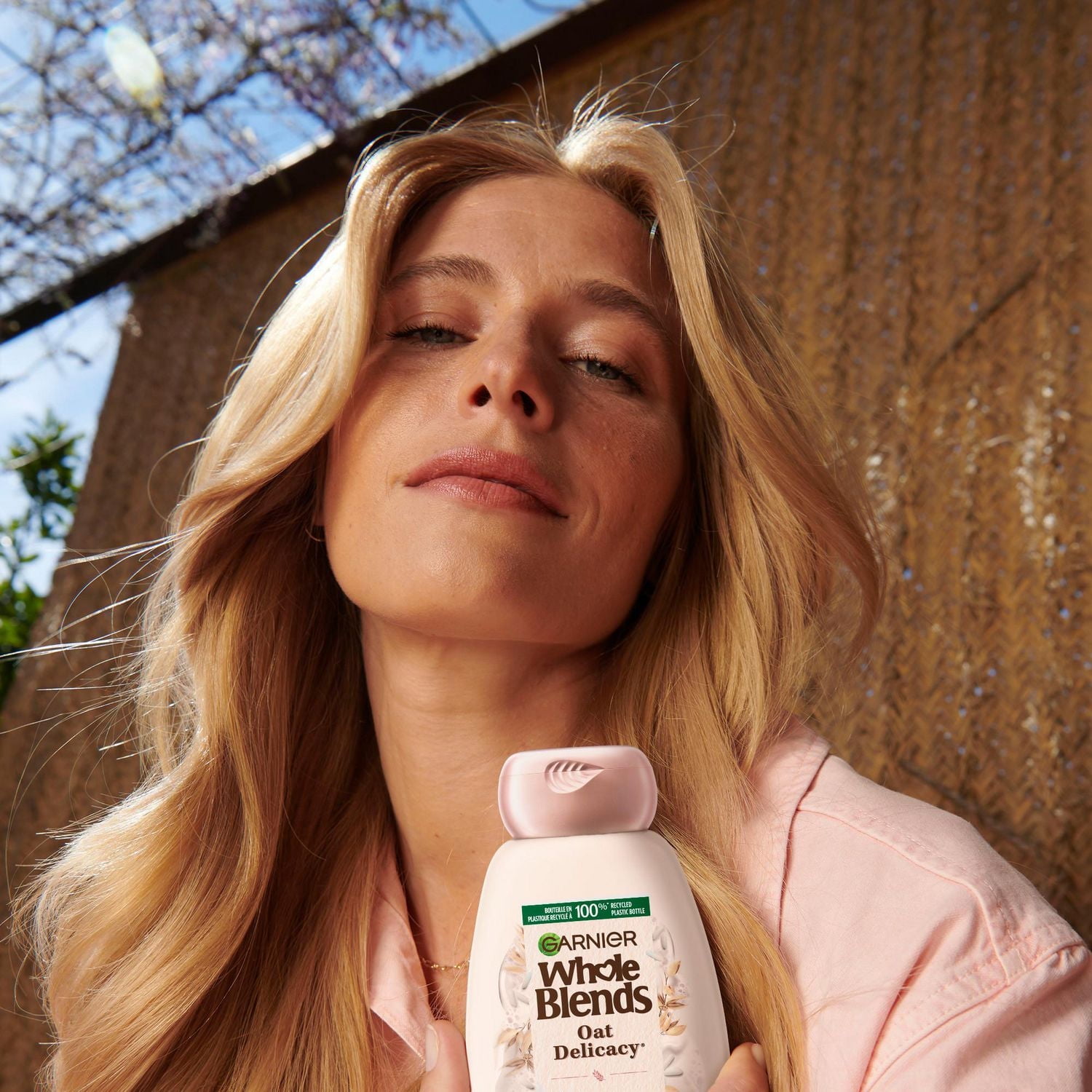 GARNIER Whole Blends Oat Delicacy Doux pour le cuir chevely sensible Shampooing, 828 mL