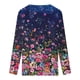 thumbnail image 5 of Pntutb - Blusa de manga larga con encaje estampado a la moda para mujer, tops casuales con cuello en V Pntutb Pntutb-6781, 5 of 5