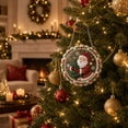 thumbnail image 2 of Clearance! Christmas Ornament Pearl Diamond Art Kit for Adults, DIY Santa Diamond Pearl Art Kit, Christmas Decorations Gift (F), 2 of 7